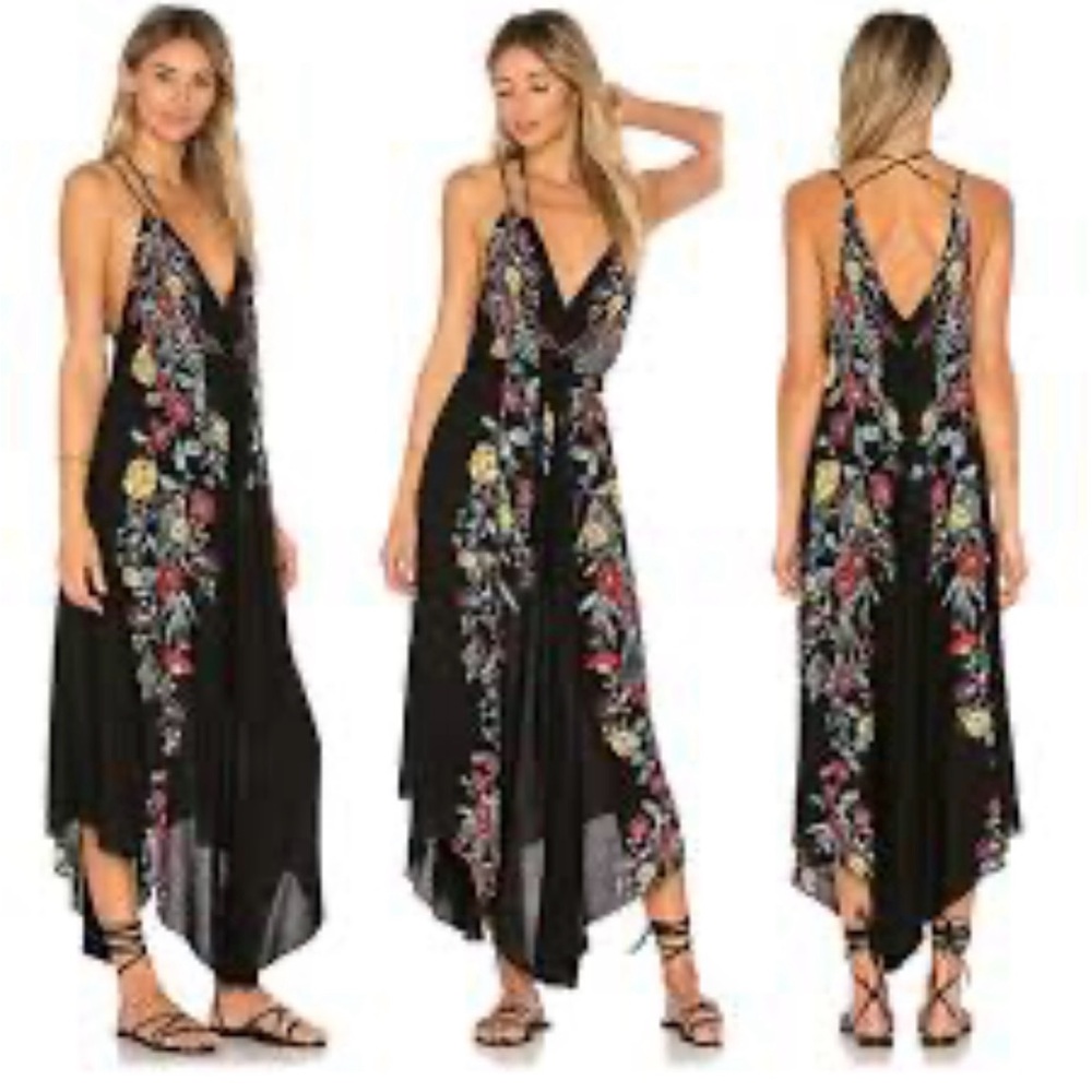Free People Ashbury Printed Floral Dress
